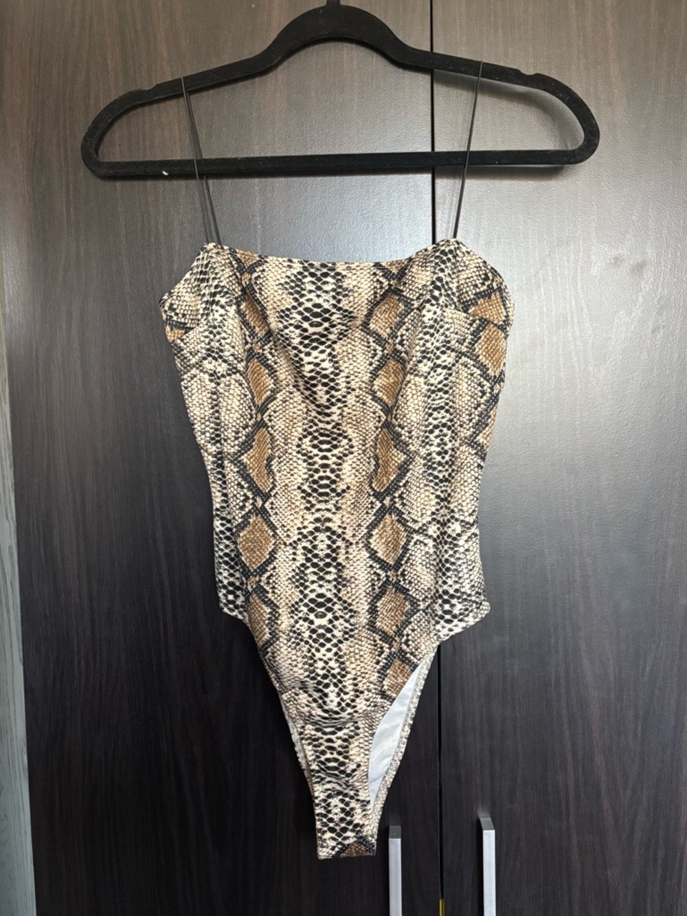 Snake Print bodysuit from M by m boutique